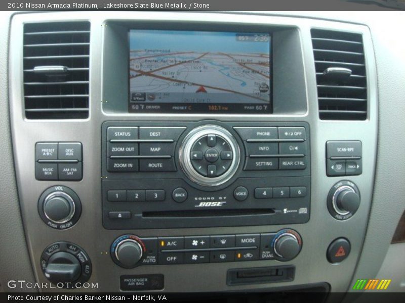 Controls of 2010 Armada Platinum