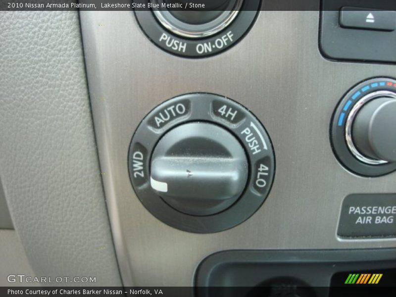 Controls of 2010 Armada Platinum