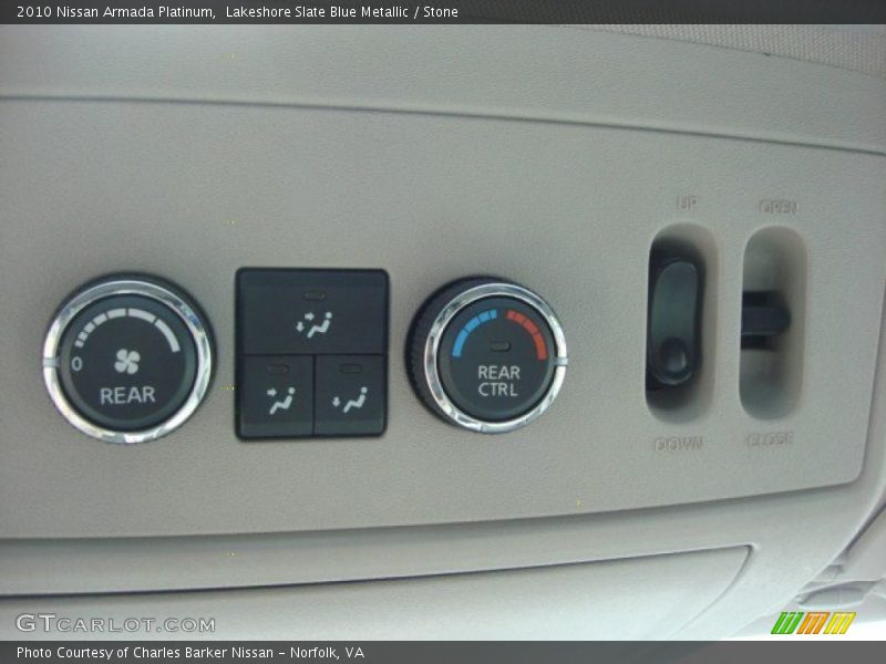 Lakeshore Slate Blue Metallic / Stone 2010 Nissan Armada Platinum