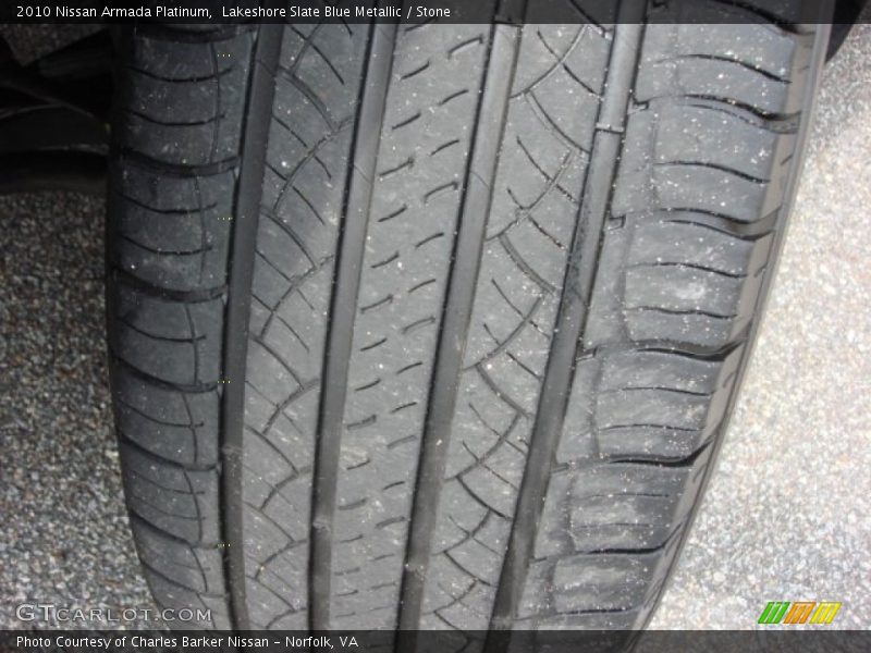 Lakeshore Slate Blue Metallic / Stone 2010 Nissan Armada Platinum
