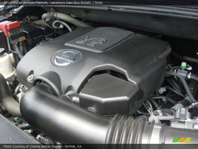  2010 Armada Platinum Engine - 5.6 Liter Flex-Fuel DOHC 32-Valve CVTCS V8