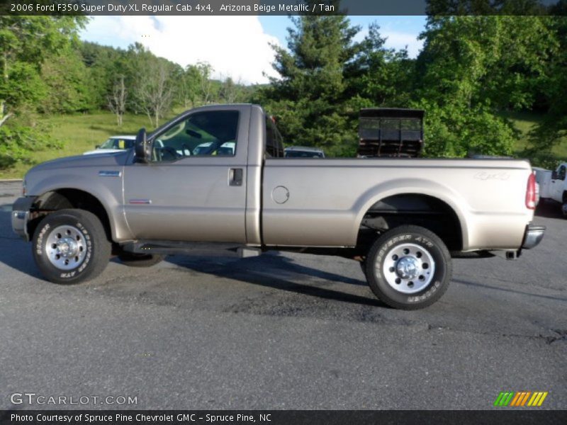 Arizona Beige Metallic / Tan 2006 Ford F350 Super Duty XL Regular Cab 4x4