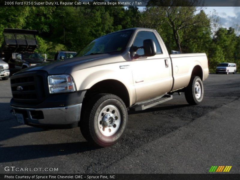 Arizona Beige Metallic / Tan 2006 Ford F350 Super Duty XL Regular Cab 4x4