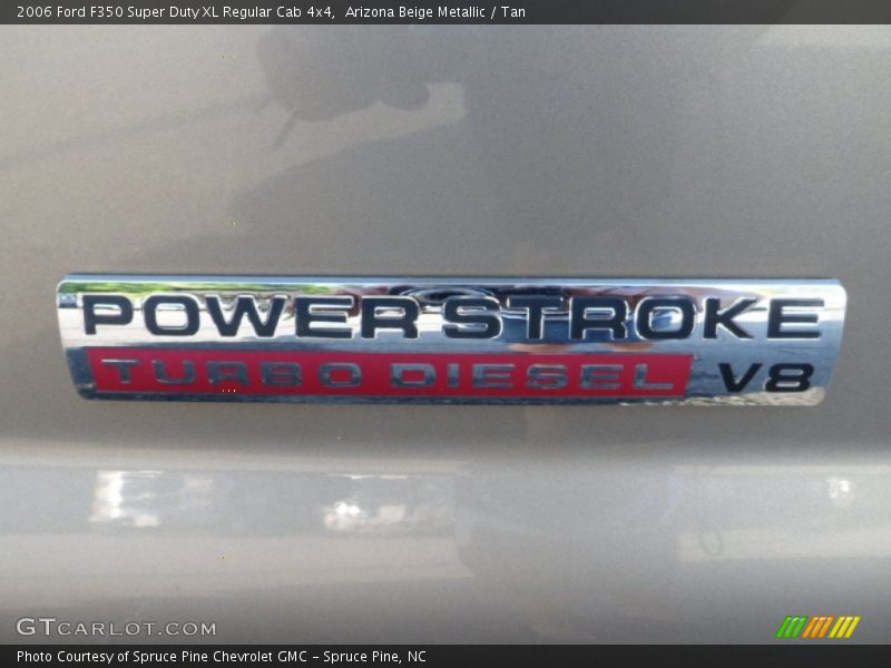 Arizona Beige Metallic / Tan 2006 Ford F350 Super Duty XL Regular Cab 4x4