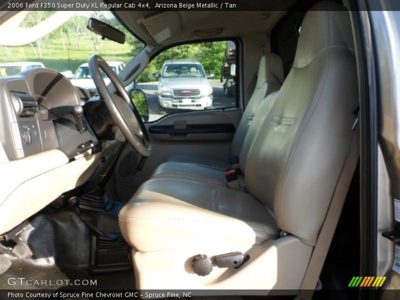 Arizona Beige Metallic / Tan 2006 Ford F350 Super Duty XL Regular Cab 4x4