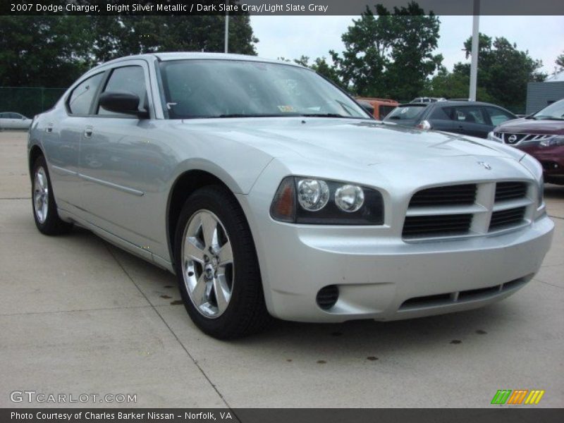 Bright Silver Metallic / Dark Slate Gray/Light Slate Gray 2007 Dodge Charger