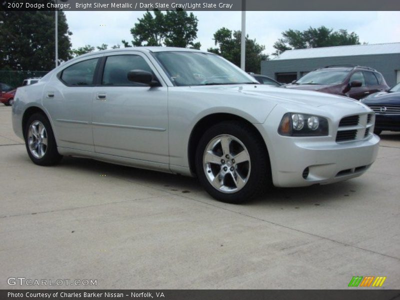 Bright Silver Metallic / Dark Slate Gray/Light Slate Gray 2007 Dodge Charger