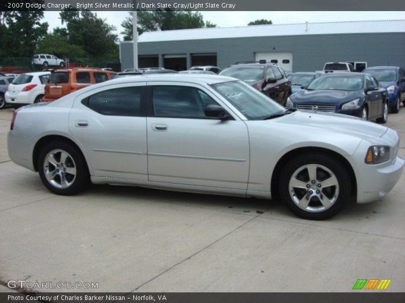 Bright Silver Metallic / Dark Slate Gray/Light Slate Gray 2007 Dodge Charger