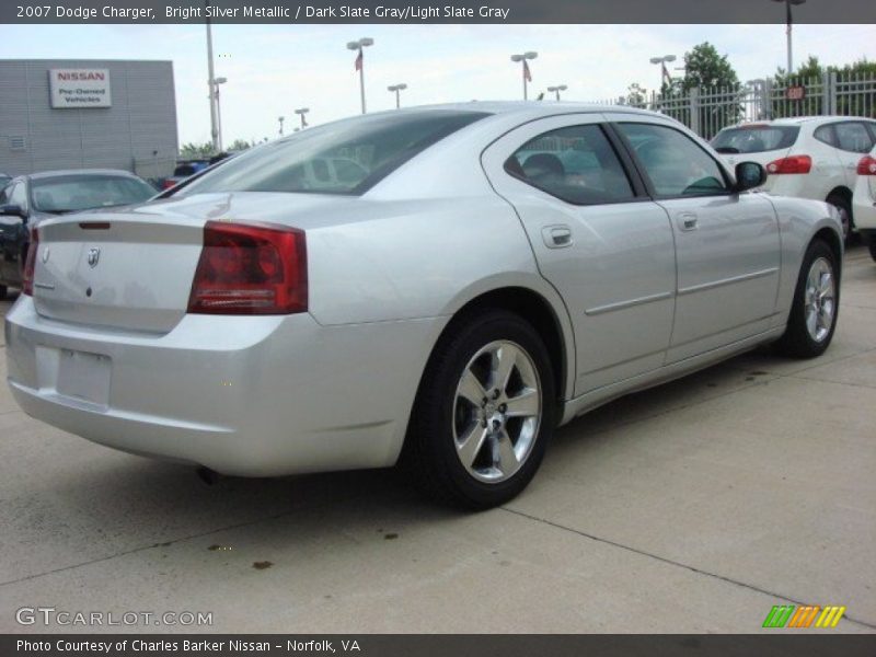 Bright Silver Metallic / Dark Slate Gray/Light Slate Gray 2007 Dodge Charger