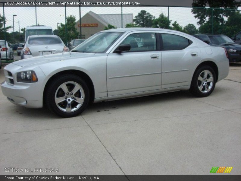 Bright Silver Metallic / Dark Slate Gray/Light Slate Gray 2007 Dodge Charger