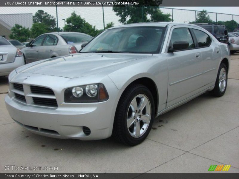 Bright Silver Metallic / Dark Slate Gray/Light Slate Gray 2007 Dodge Charger