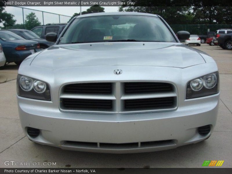 Bright Silver Metallic / Dark Slate Gray/Light Slate Gray 2007 Dodge Charger