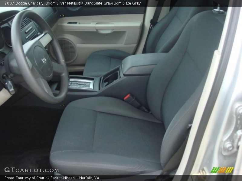 Bright Silver Metallic / Dark Slate Gray/Light Slate Gray 2007 Dodge Charger