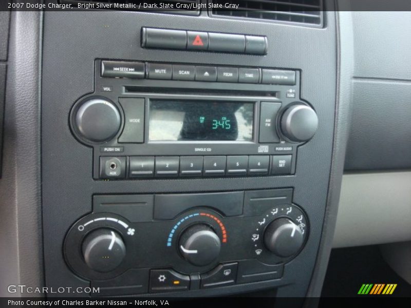 Bright Silver Metallic / Dark Slate Gray/Light Slate Gray 2007 Dodge Charger