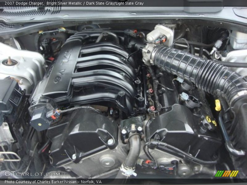 Bright Silver Metallic / Dark Slate Gray/Light Slate Gray 2007 Dodge Charger