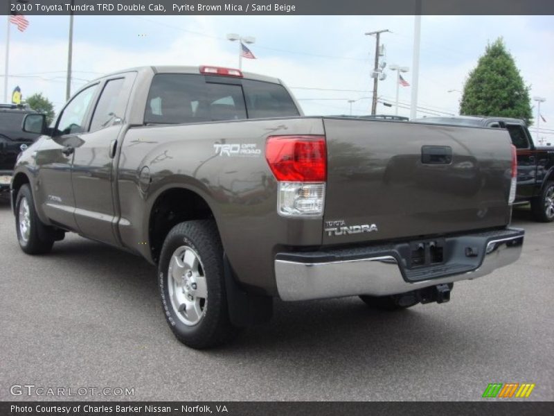 Pyrite Brown Mica / Sand Beige 2010 Toyota Tundra TRD Double Cab