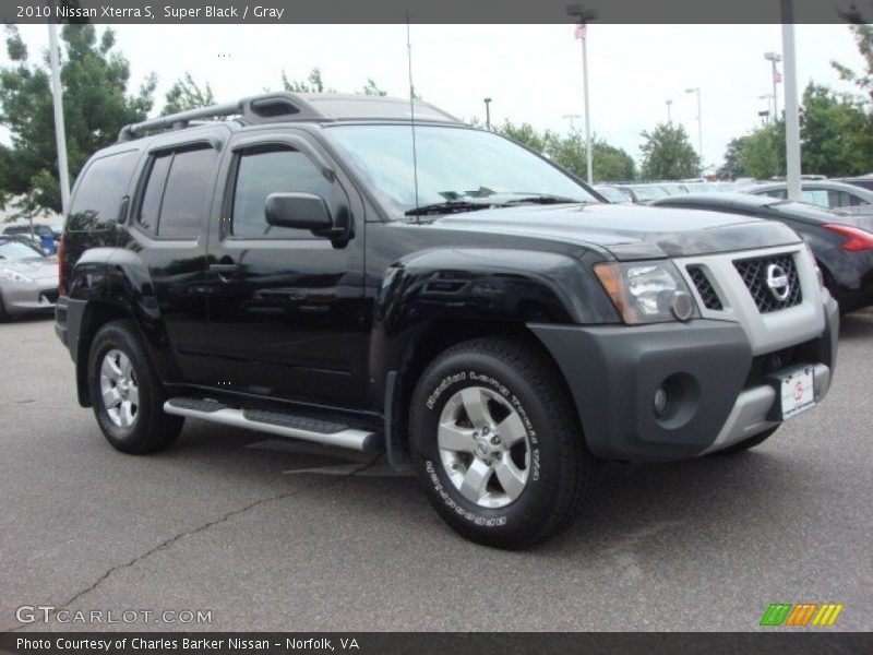 Super Black / Gray 2010 Nissan Xterra S