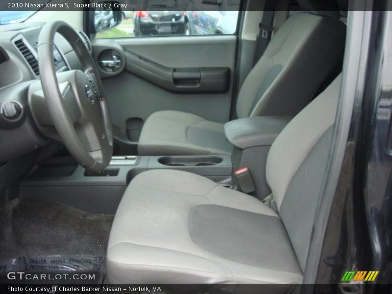 Super Black / Gray 2010 Nissan Xterra S