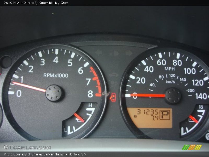 Super Black / Gray 2010 Nissan Xterra S