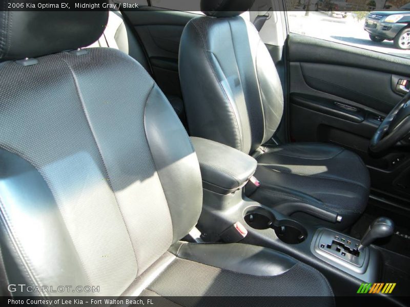 Midnight Gray / Black 2006 Kia Optima EX