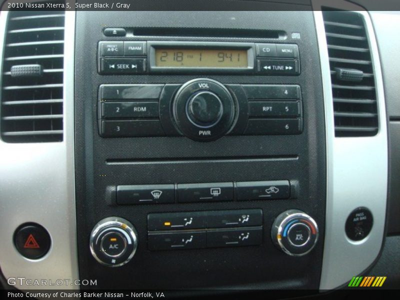 Super Black / Gray 2010 Nissan Xterra S