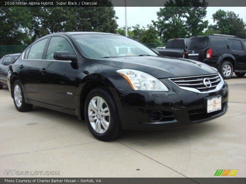 Super Black / Charcoal 2010 Nissan Altima Hybrid