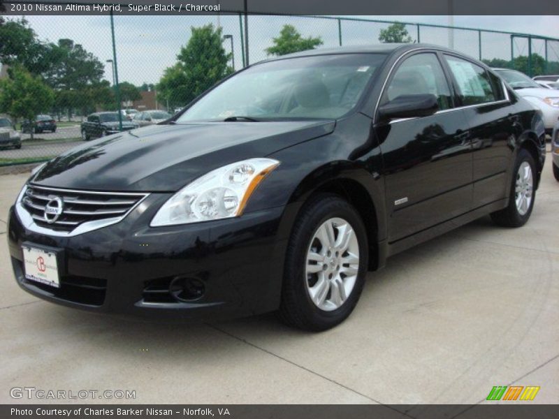 Super Black / Charcoal 2010 Nissan Altima Hybrid