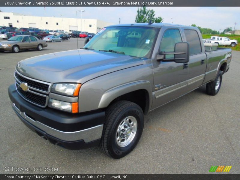 Graystone Metallic / Dark Charcoal 2007 Chevrolet Silverado 2500HD Classic LT Crew Cab 4x4