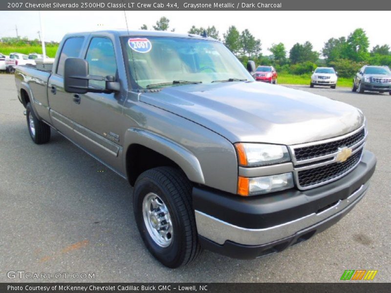 Graystone Metallic / Dark Charcoal 2007 Chevrolet Silverado 2500HD Classic LT Crew Cab 4x4