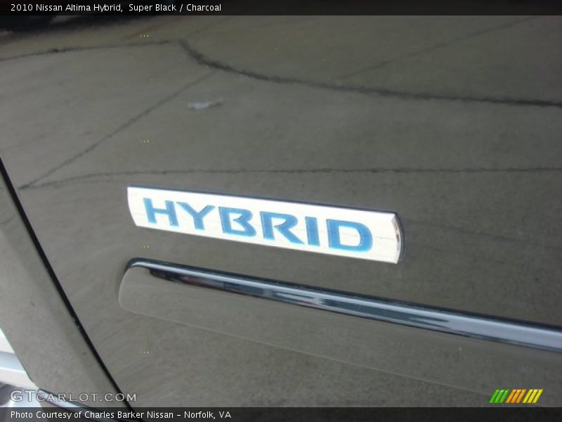 Super Black / Charcoal 2010 Nissan Altima Hybrid