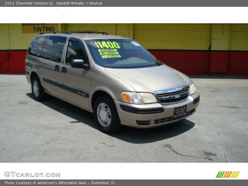 Sandrift Metallic / Neutral 2001 Chevrolet Venture LS