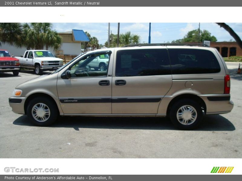 Sandrift Metallic / Neutral 2001 Chevrolet Venture LS