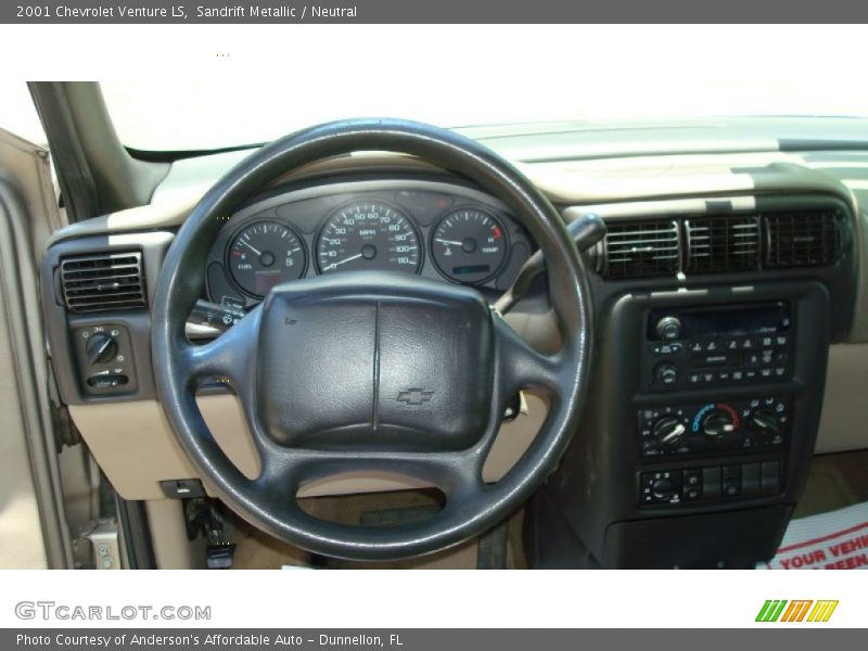 Sandrift Metallic / Neutral 2001 Chevrolet Venture LS