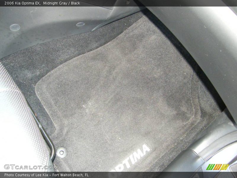 Midnight Gray / Black 2006 Kia Optima EX