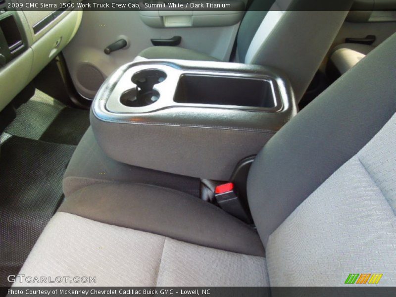 Summit White / Dark Titanium 2009 GMC Sierra 1500 Work Truck Crew Cab