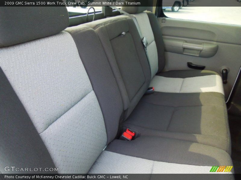 Summit White / Dark Titanium 2009 GMC Sierra 1500 Work Truck Crew Cab