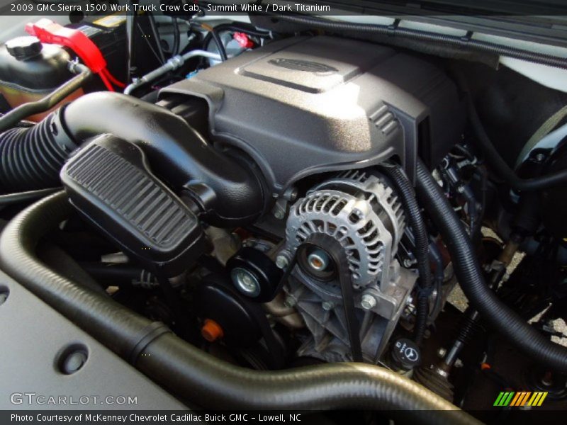 Summit White / Dark Titanium 2009 GMC Sierra 1500 Work Truck Crew Cab