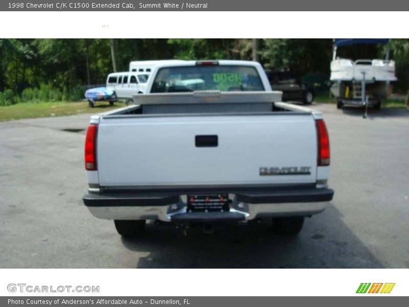 Summit White / Neutral 1998 Chevrolet C/K C1500 Extended Cab