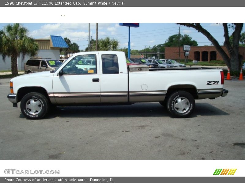  1998 C/K C1500 Extended Cab Summit White