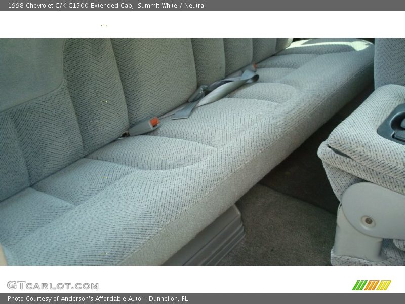 Summit White / Neutral 1998 Chevrolet C/K C1500 Extended Cab