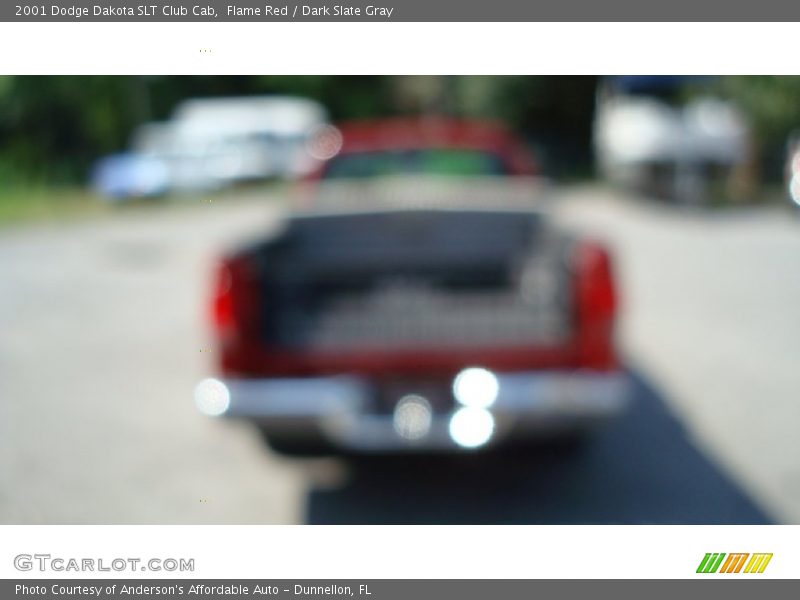 Flame Red / Dark Slate Gray 2001 Dodge Dakota SLT Club Cab