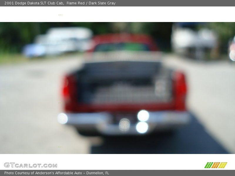 Flame Red / Dark Slate Gray 2001 Dodge Dakota SLT Club Cab