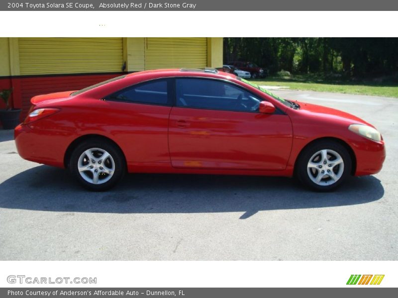 Absolutely Red / Dark Stone Gray 2004 Toyota Solara SE Coupe