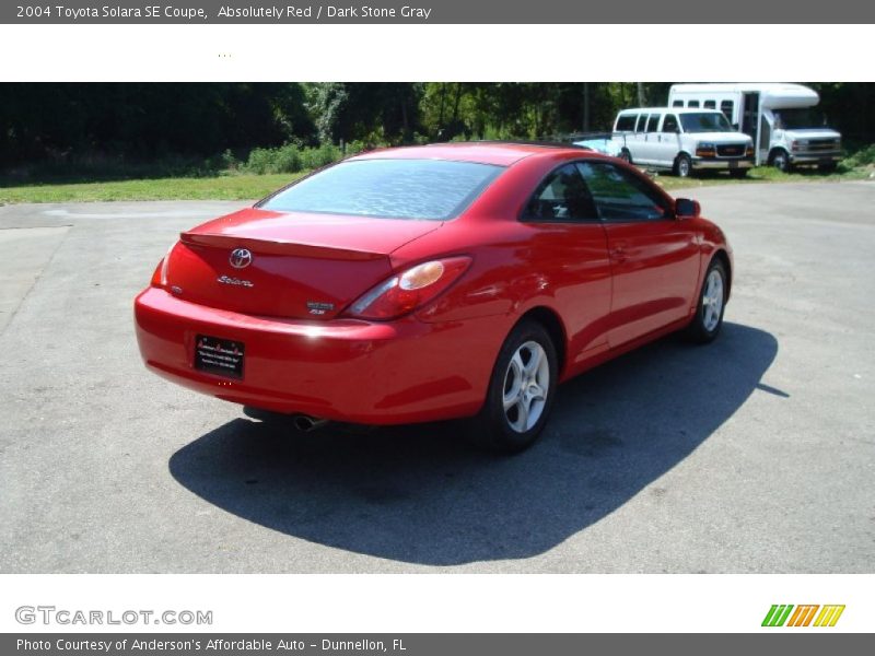 Absolutely Red / Dark Stone Gray 2004 Toyota Solara SE Coupe