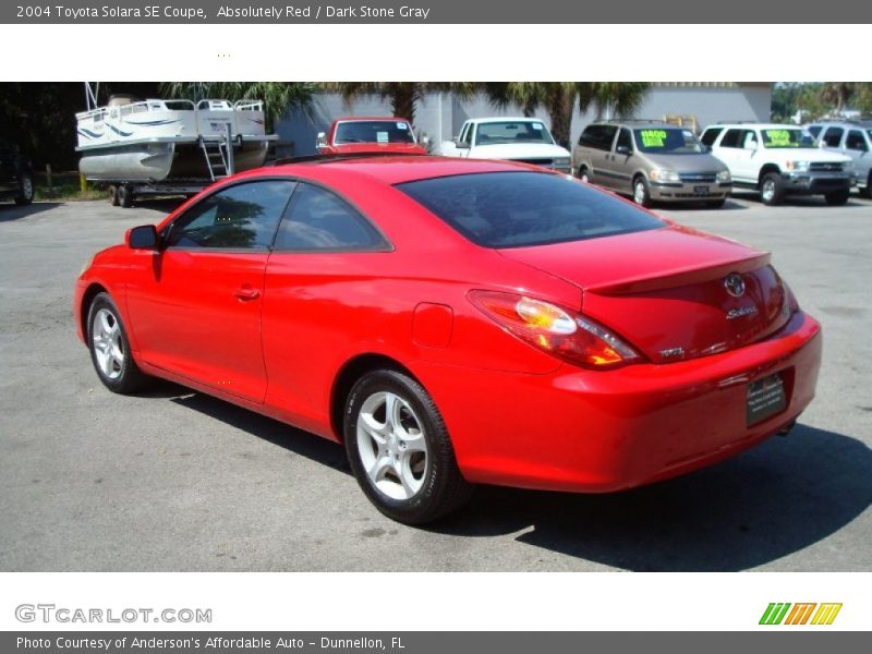 Absolutely Red / Dark Stone Gray 2004 Toyota Solara SE Coupe