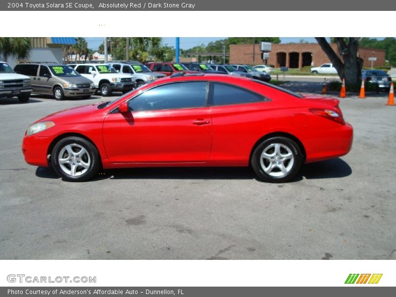 Absolutely Red / Dark Stone Gray 2004 Toyota Solara SE Coupe