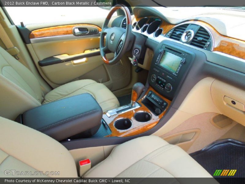 Carbon Black Metallic / Cashmere 2012 Buick Enclave FWD