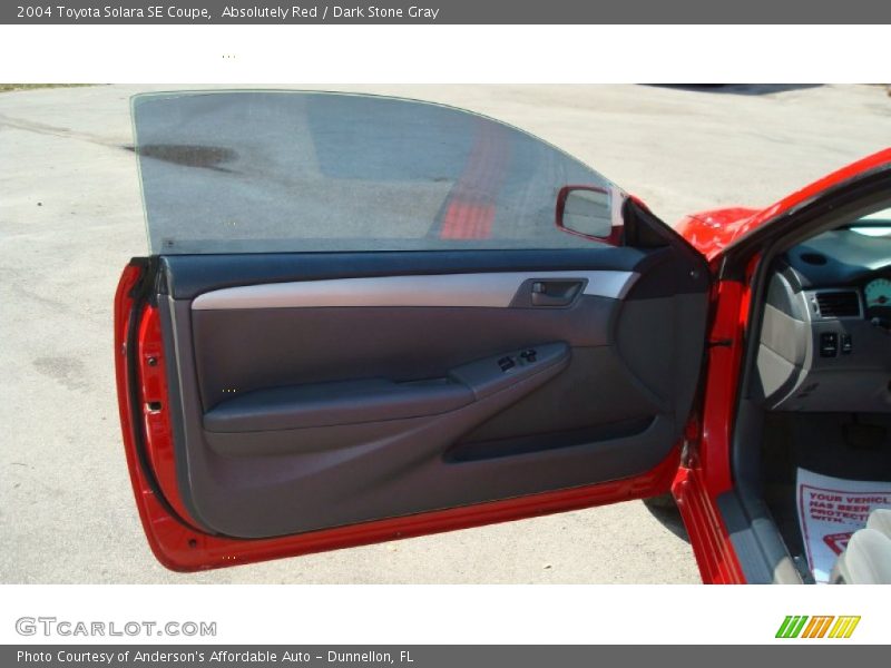 Absolutely Red / Dark Stone Gray 2004 Toyota Solara SE Coupe
