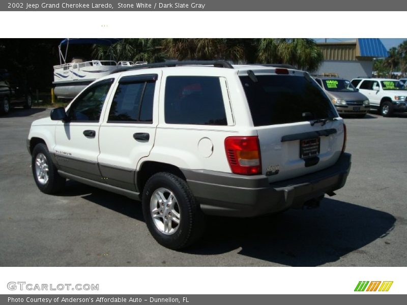 Stone White / Dark Slate Gray 2002 Jeep Grand Cherokee Laredo