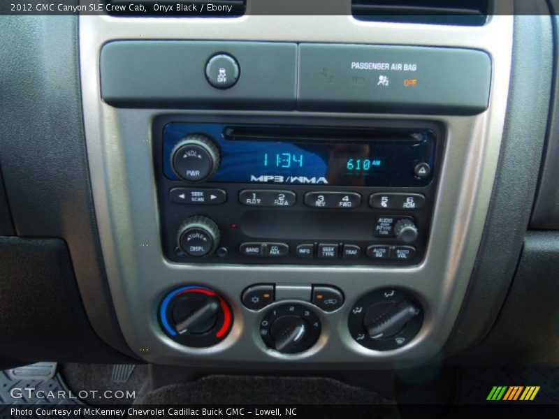Onyx Black / Ebony 2012 GMC Canyon SLE Crew Cab